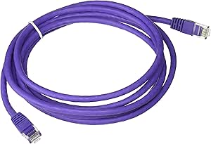 Monoprice 102144 7ft Cat5e Purple Ethernet Cable