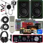 Focusrite Scarlett 2i2 Studio Bundle Audio Interface CR4-X Monitors