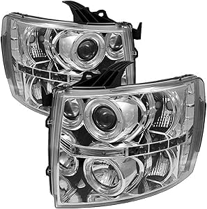 Spyder PRO-YD-CS07-HL-C Silverado LED Projector Headlights