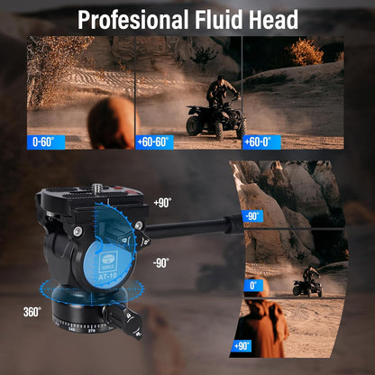 Sirui Traveler X Carbon Fiber Tripod Fluid Head