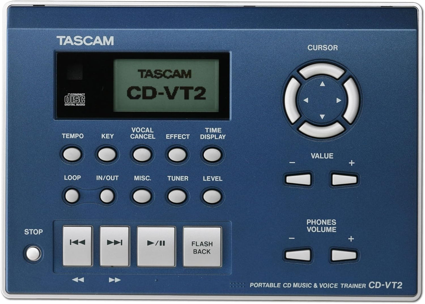 Tascam CD-VT2 Portable Vocal Trainer CD Player