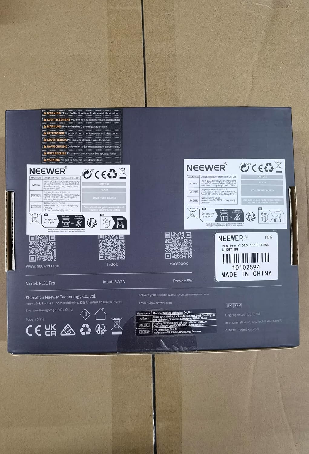 Neewer 10102594 LED Streaming Light Webcam