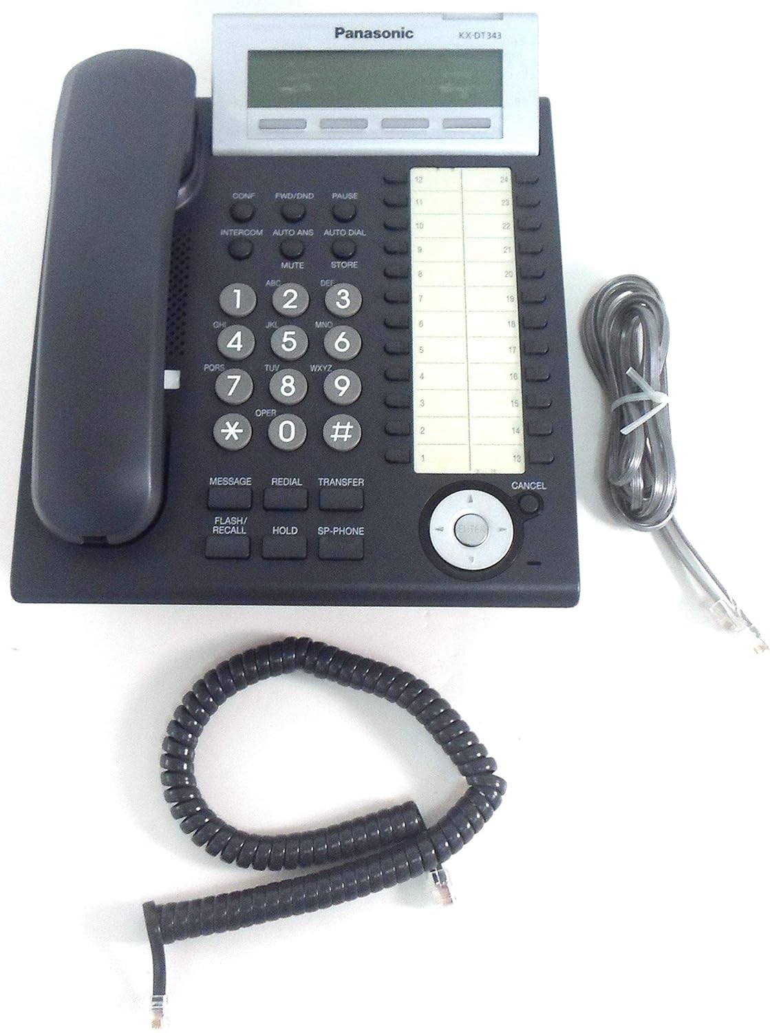 Panasonic KX-DT343-B LCD Display Phone (Renewed)