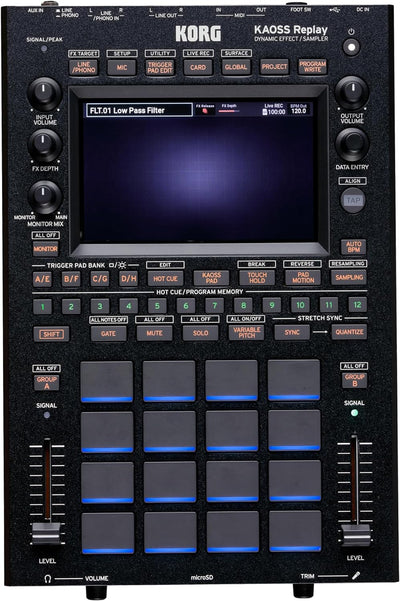 Korg KAOSSREPLAY DJ Effects Sampler Touchpad Controller