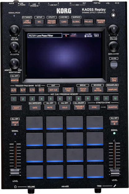 Korg KAOSSREPLAY DJ Effects Sampler Touchpad Controller