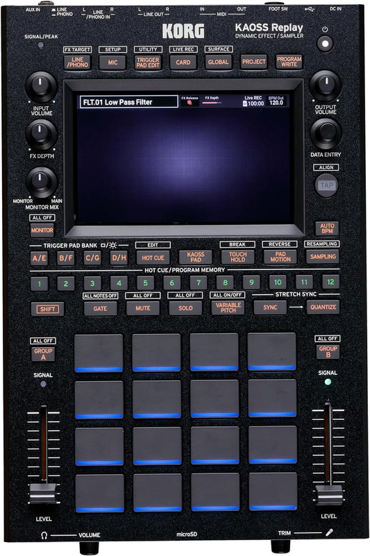 Korg KAOSSREPLAY DJ Effects Sampler Touchpad Controller