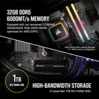 Corsair CS-9050101-NA Vengeance a7400 RTX 4070 Ti Super Gaming PC