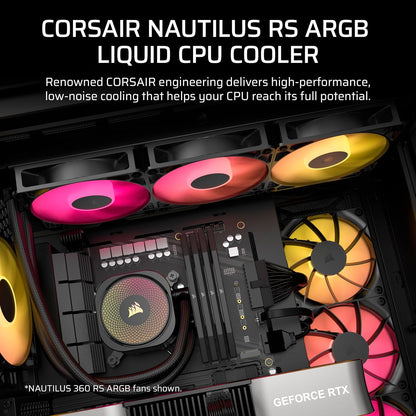 Corsair CW-9060092-WW Nautilus 240 RS ARGB Liquid CPU Cooler