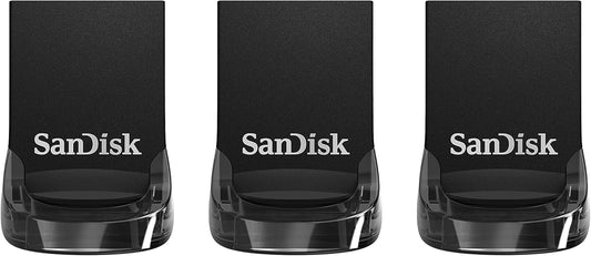 SanDisk SDCZ430-032G-G46T 32GB Ultra Fit USB 3.1 Flash Drive (3-Pack)