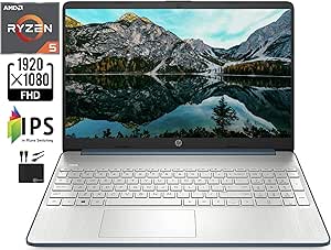HP Newest 15.6 Laptop Ryzen 5 5500U 8GB 256GB SSD