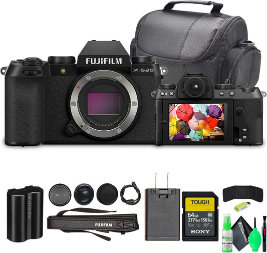 Fujifilm X-S20 Mirrorless Camera Bundle