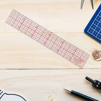 Westcott W-10 Transparent 6-Inch 8ths Graph Ruler