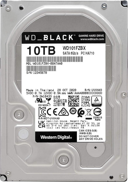 Western Digital WD101FZBX 10TB Black Performance HDD