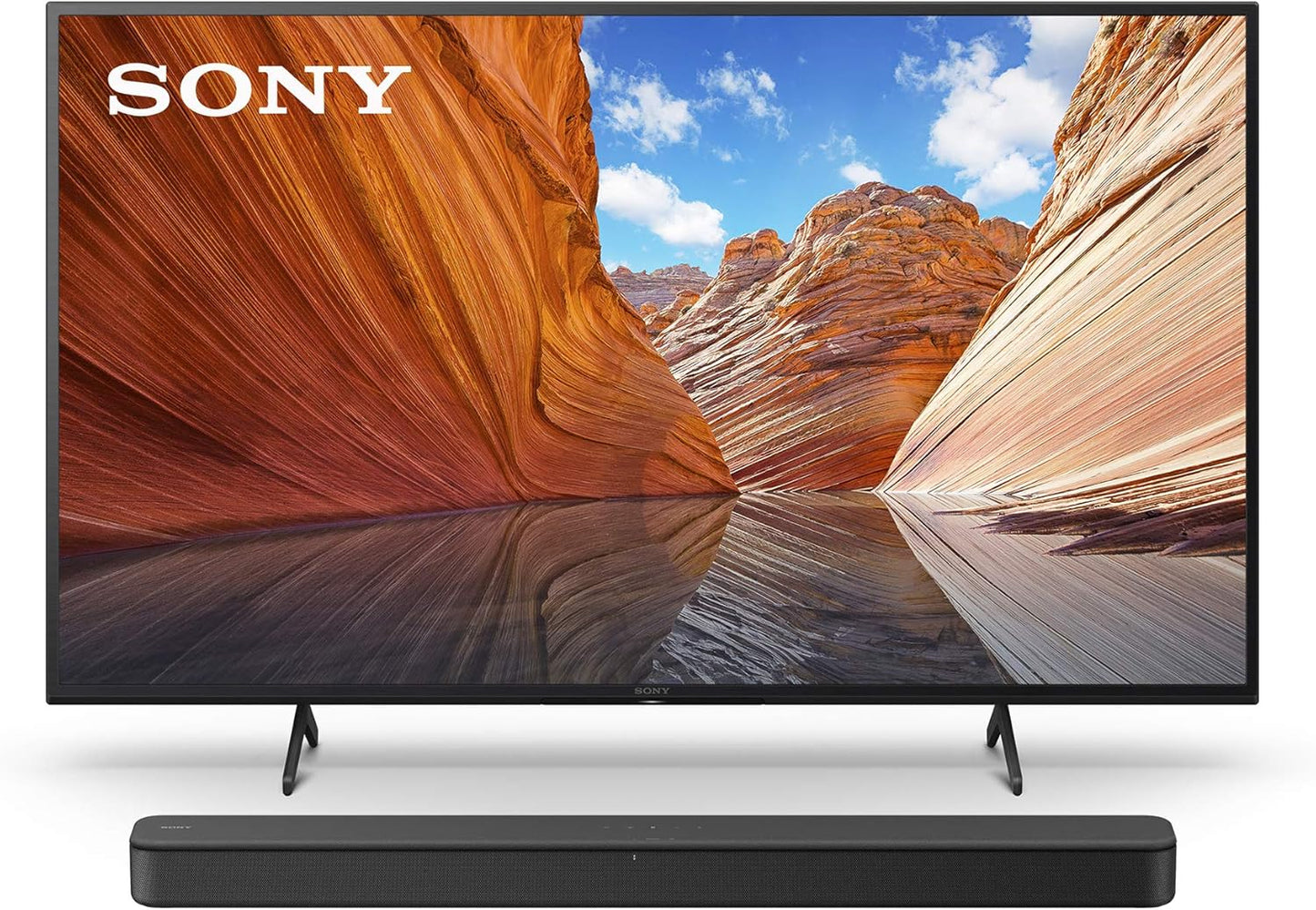 Sony X80J 50 Inch 4K UHD LED Smart Google TV & Soundbar