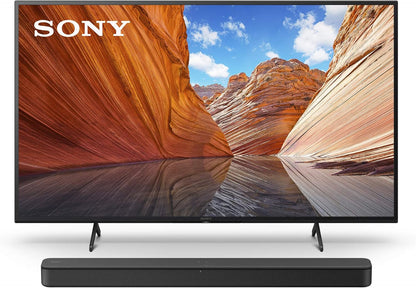 Sony X80J 50 Inch 4K UHD LED Smart Google TV & Soundbar