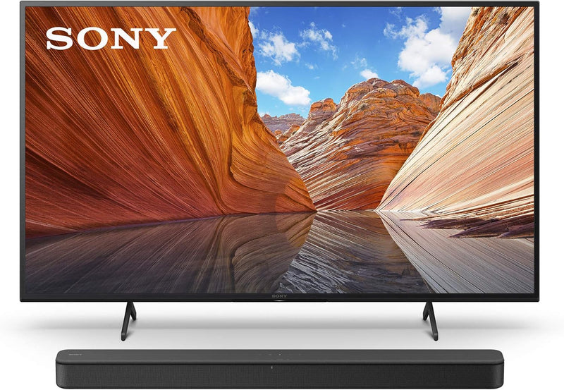 Sony X80J 50 Inch 4K UHD LED Smart Google TV & Soundbar — main product image