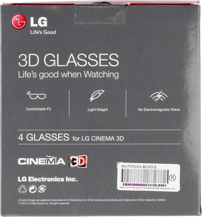 LG AG F310 Cinema 3D Glasses (2-Pack)