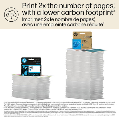 HP 4S6V3LN 936e EvoMore Cyan Ink Cartridge