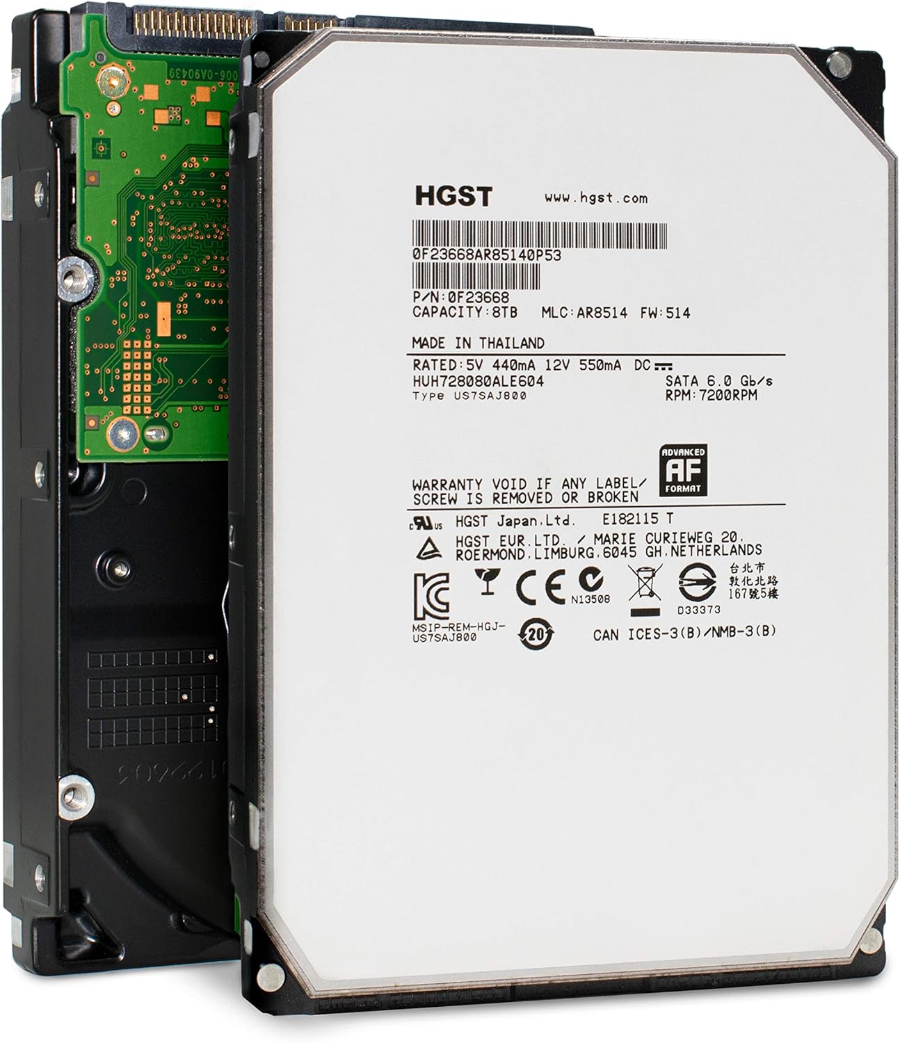 Western Digital HUH728080ALE604/CR 8TB Ultrastar He8 HDD (Renewed)
