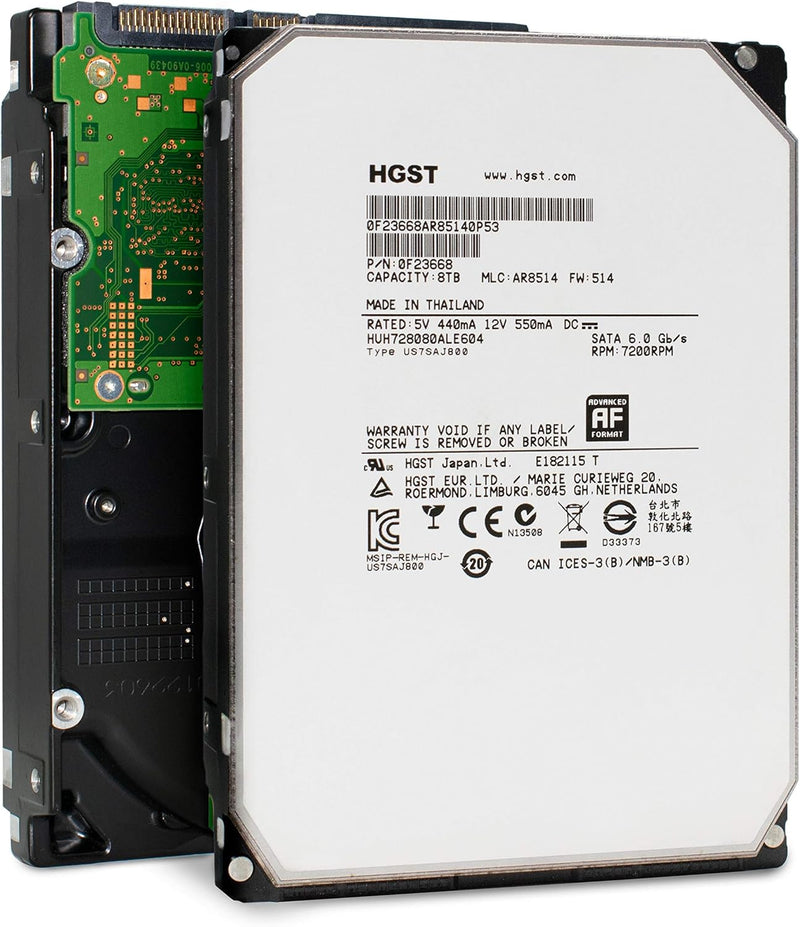 Western Digital HUH728080ALE604/CR 8TB Ultrastar He8 HDD (Renewed) — main product image