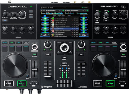 Denon DJ PRIMEGO Portable DJ Controller Mixer WIFI Streaming
