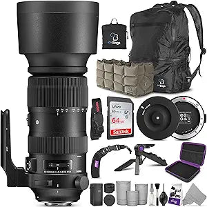 Sigma 60-600mm Sports Lens for Nikon Bundle