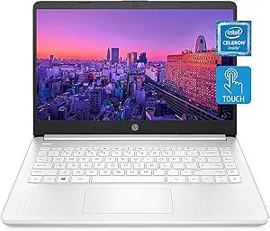 HP Stream 14 Touchscreen Celeron 128GB (64+64)GB Laptop — main product image