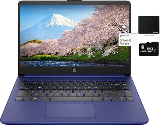 HP 14in Laptop N4020 8GB 128GB Win10 Bundle