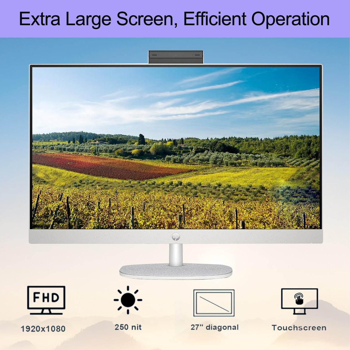 HP TPC-Q095-27 Essential 27" Touch All-in-One i7 32GB 1TB SSD