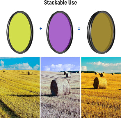 Neewer 10101698 49mm Full Color Lens Filter Set