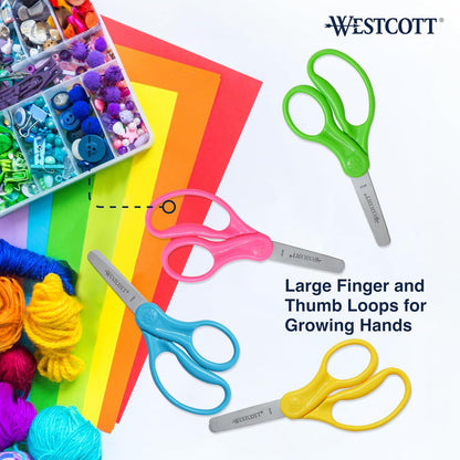 Westcott 13168 Kids Blunt Scissors 2-Pack