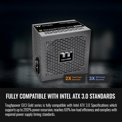 Thermaltake PS-TPD-0850NNFAGU-3 Toughpower GX3 850W 80+ Gold ATX 3.0 PSU