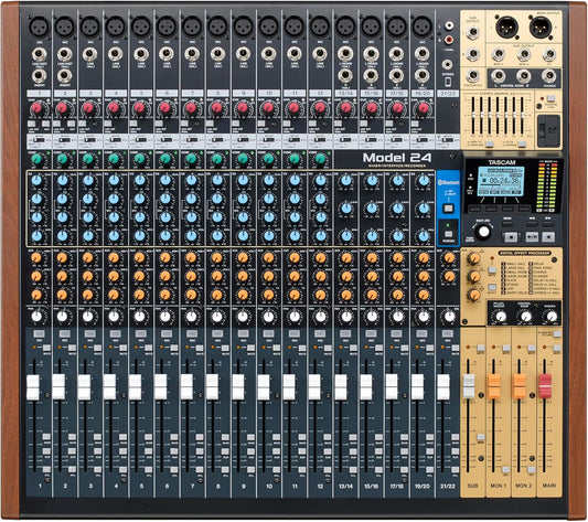 Tascam Model24 24-Track Multi-Track Live Mixer/Recorder