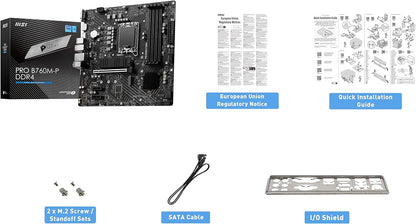 MSI PRO B760M-P DDR4 Motherboard Intel 12th/13th/14th Gen