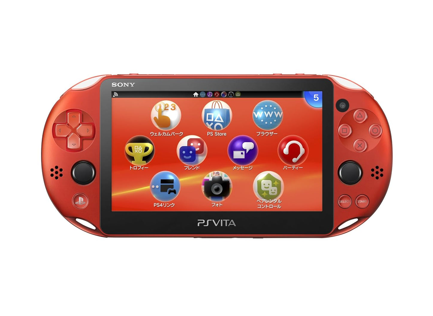 Sony PCH-2000 PlayStation Vita - Metallic Red (Japan Import)