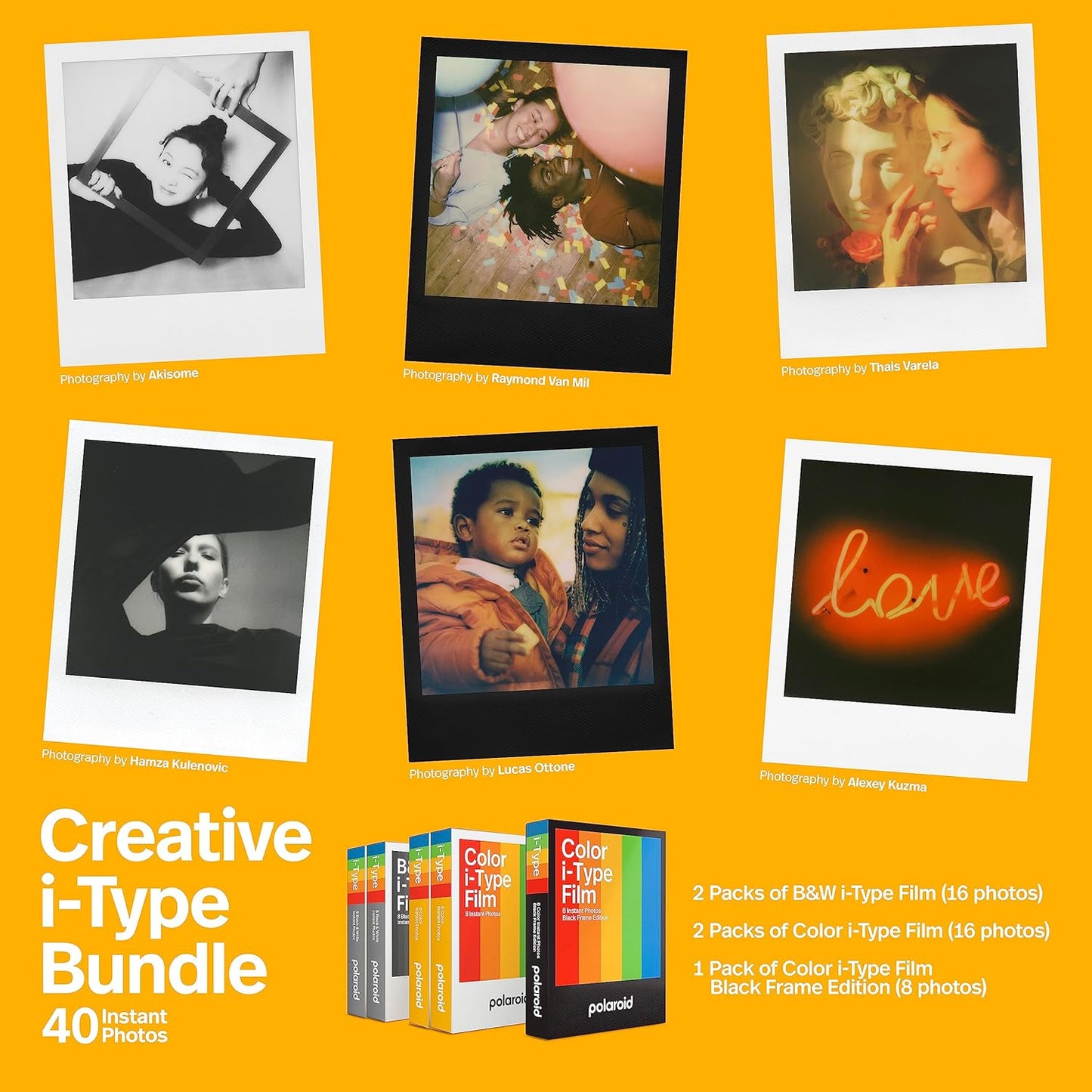 Polaroid 6279 i-Type Creative Film Pack x40