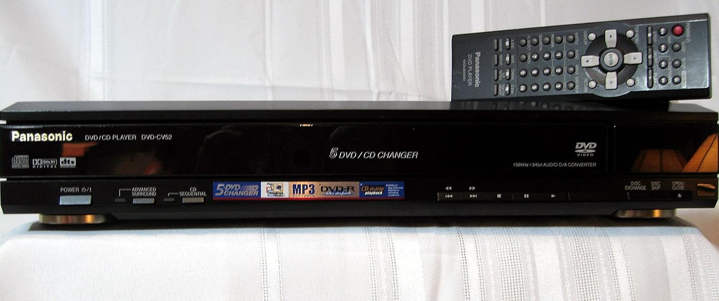 Panasonic DVD-CV52 5-Disc DVD/CD Player Changer