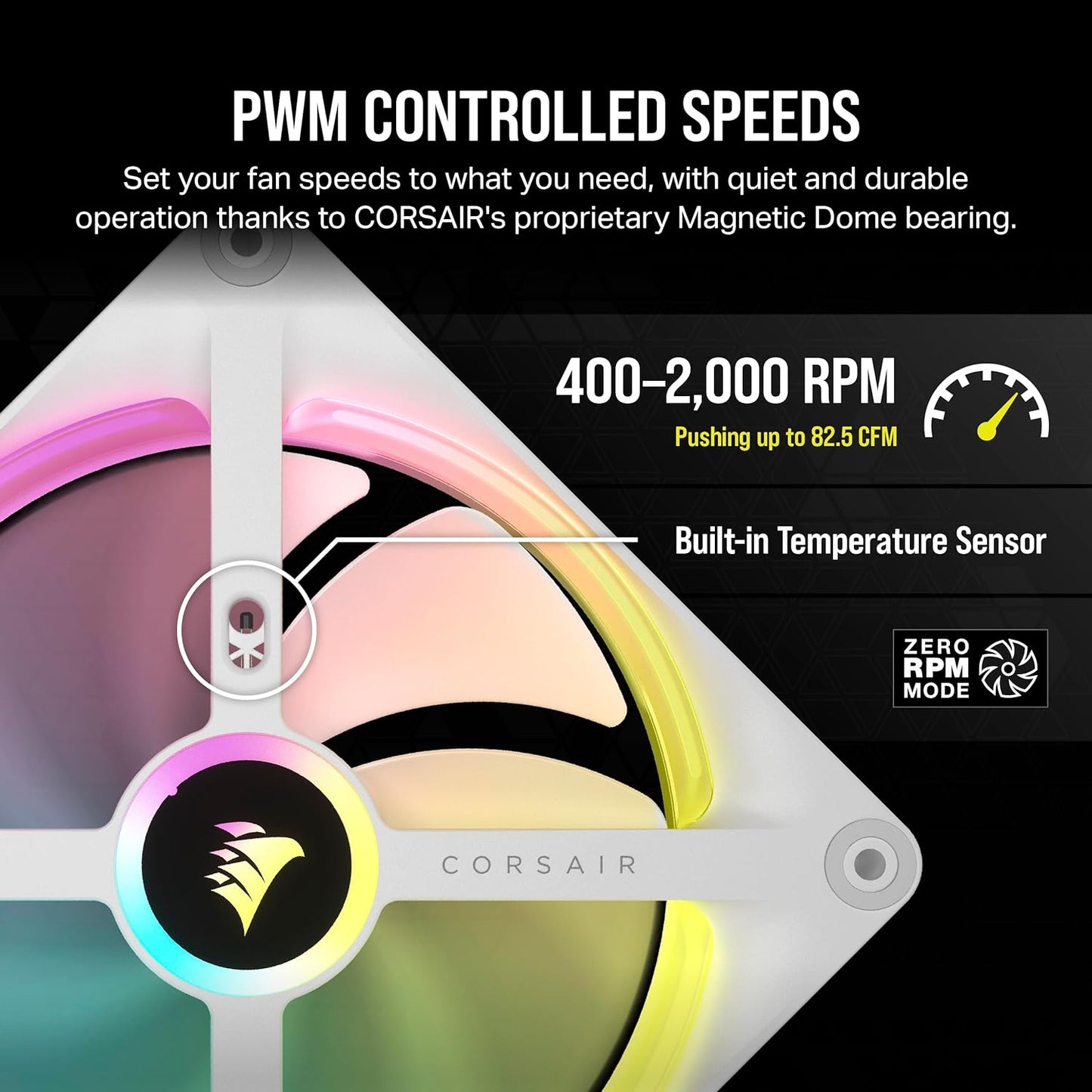 Corsair CO-9051008-WW iCUE LINK QX140 RGB Fan Kit