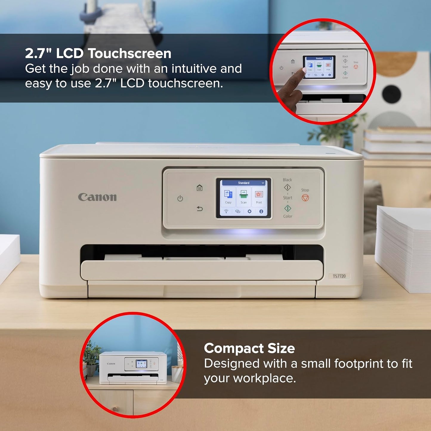 Canon PIXMA TS7720 Wireless All-in-One Printer