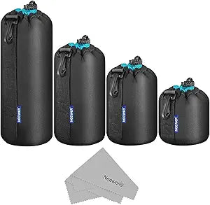 Neewer 10090823 4-Size Camera Lens Pouch Set