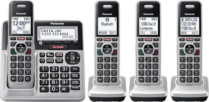 Panasonic KX-TG994 DECT 6.0 Bluetooth 4-Handset Phone (Renewed)