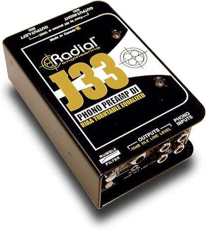 Radial Engineering R800 1300 J33 Turntable Preamp DI Box