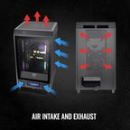 Thermaltake The Tower 200 Black Mini-ITX Computer Case