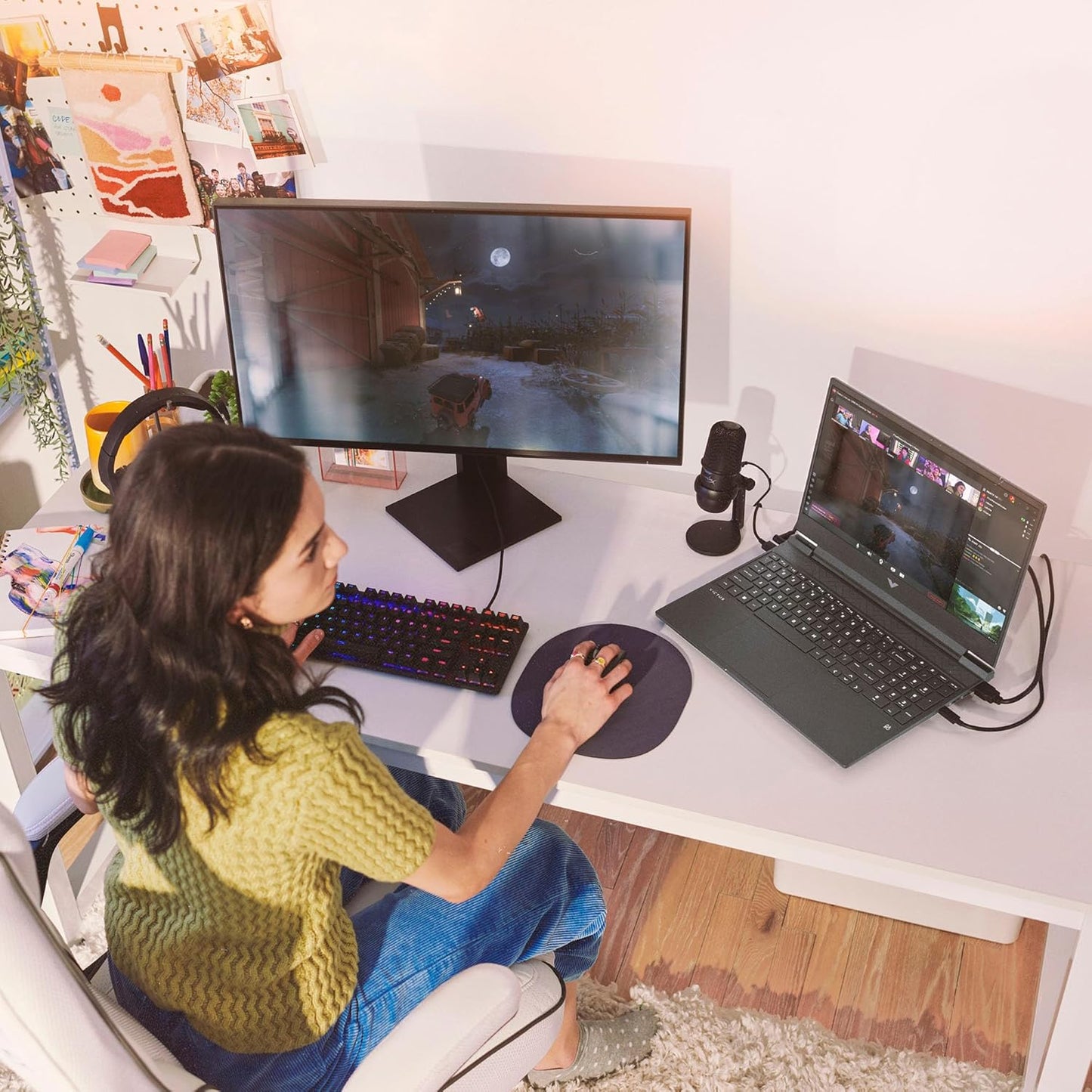 HP HP Victus 15.6" FHD Gaming Laptop Ryzen 5 RTX 2050