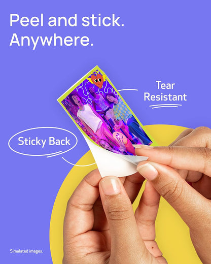 Canon 6135C001AA ZINK 2x3 Photo Sticker Paper (100 Sheets)