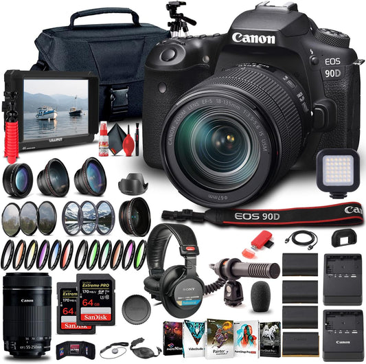 Canon 3616C016 EOS 90D DSLR Camera Bundle Renewed