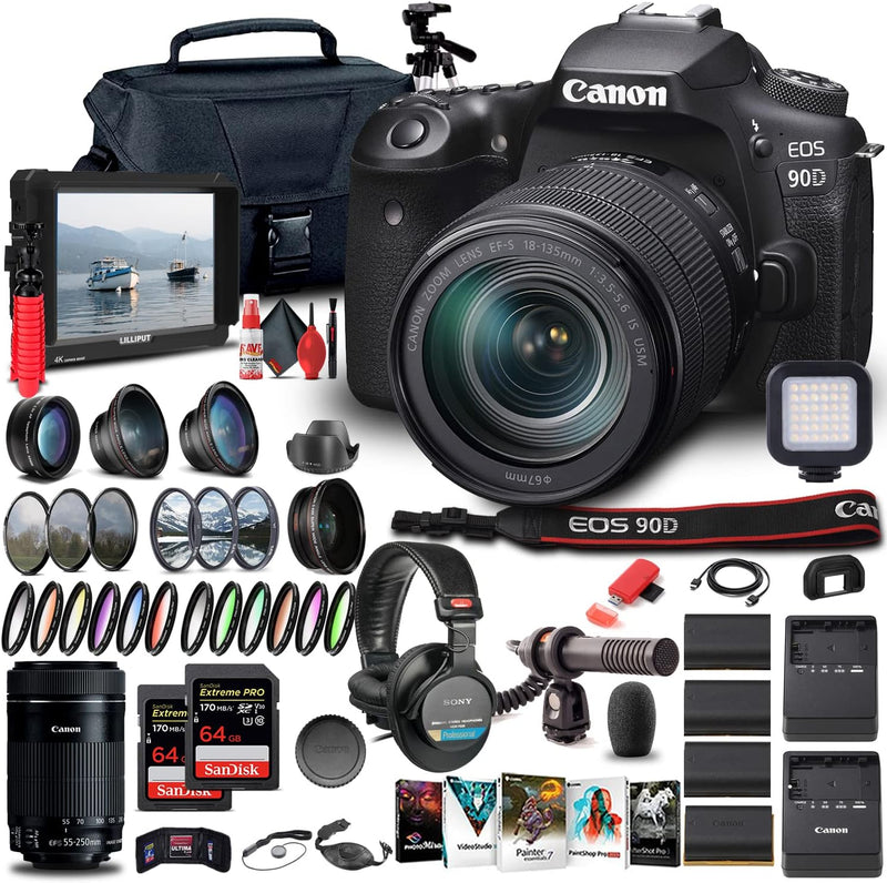 Canon 3616C016 EOS 90D DSLR Camera Bundle Renewed — main product image
