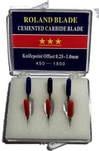 Roland 456 6-Pack Carbide Blade Set 45/60 Degree