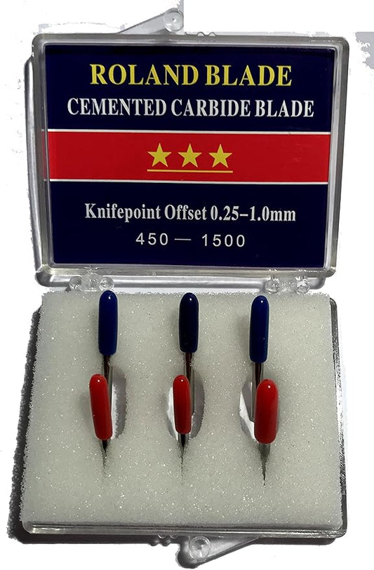 Roland 456 6-Pack Carbide Blade Set 45/60 Degree