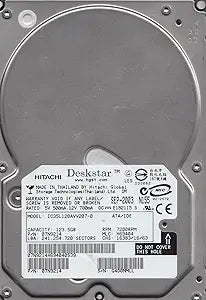 Hitachi IC35L120AVV207 123.5GB IDE 3.5" Hard Drive